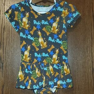 Whispering Willows Scooby Doo Bamboo Bodysuit Twirl Size 12-18 Months